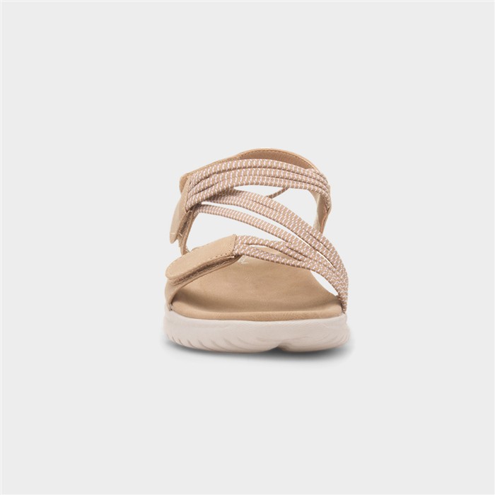 Ibiza Womens Beige Strappy Sandal