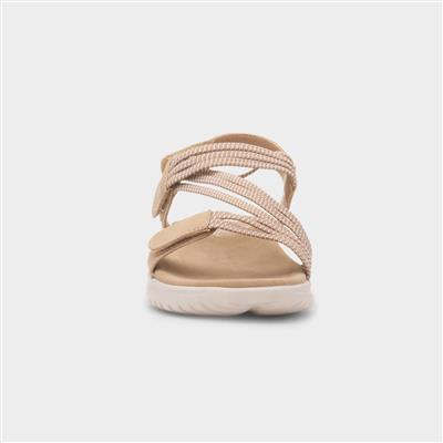 Ibiza Womens Beige Strappy Sandal