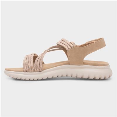 Ibiza Womens Beige Strappy Sandal