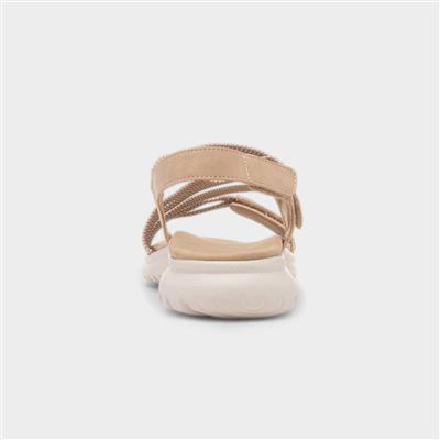 Ibiza Womens Beige Strappy Sandal