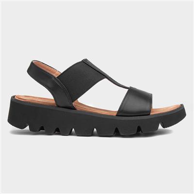 Ritz Womens Black Sandal