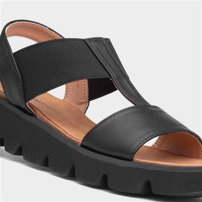 Ritz Womens Black Sandal
