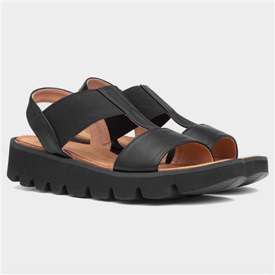 Ritz Womens Black Sandal