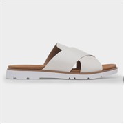 Lunar Chloe Womens White Crossover Mule Sandal (Click For Details)