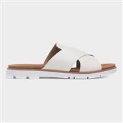 Lunar Chloe Womens White Crossover Mule Sandal (Click For Details)