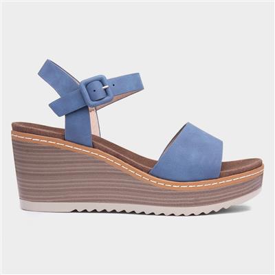 Orion Womens Blue Denim Sandal