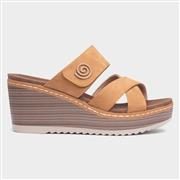 Heavenly Feet Sawyer Womens Tan Sandals (Click For Details)