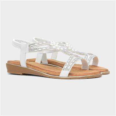 Langkawi Womens White Sandal