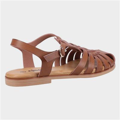 Gracie Womens Brown Sandal