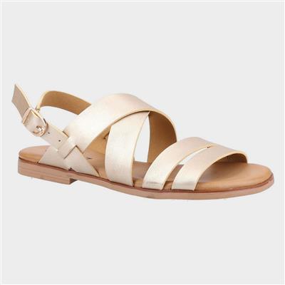 Sienna Womens Gold Sandal