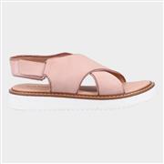 Hush Puppies Clarissa Womens Pink Leather Sandal (Click For Details)