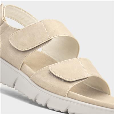 Aruba Womens Beige Sandal