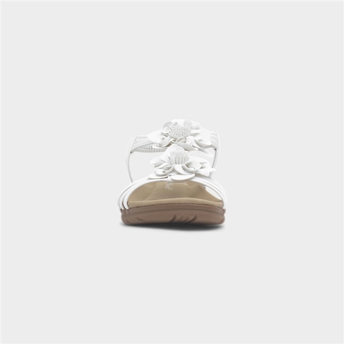 Martinique Womens White Sandal