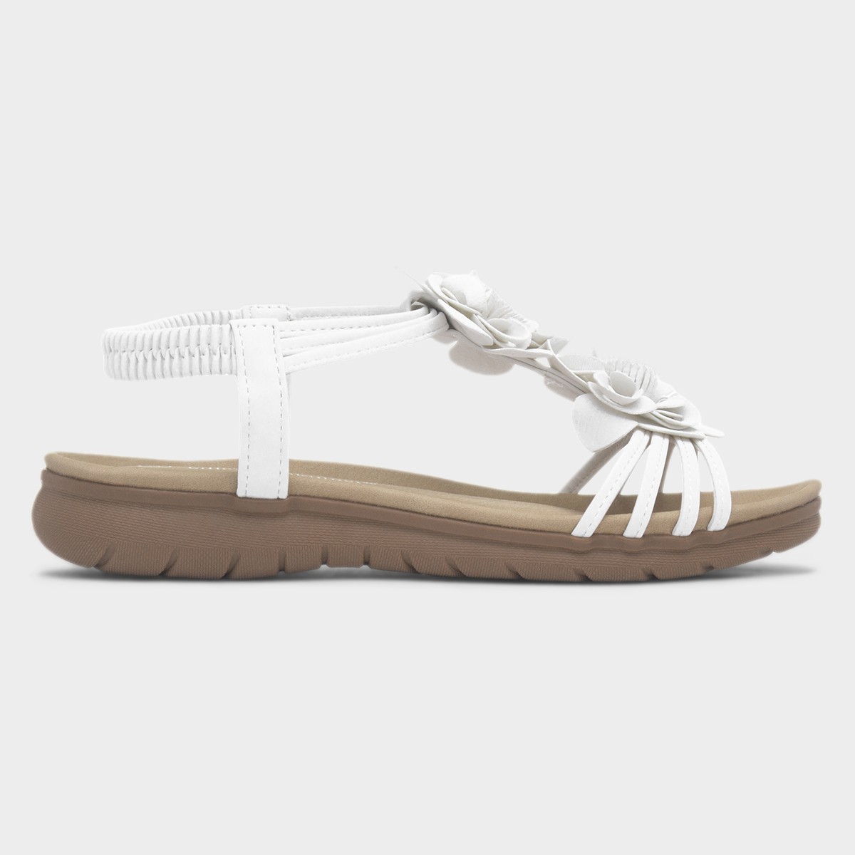 Martinique Womens White Sandal