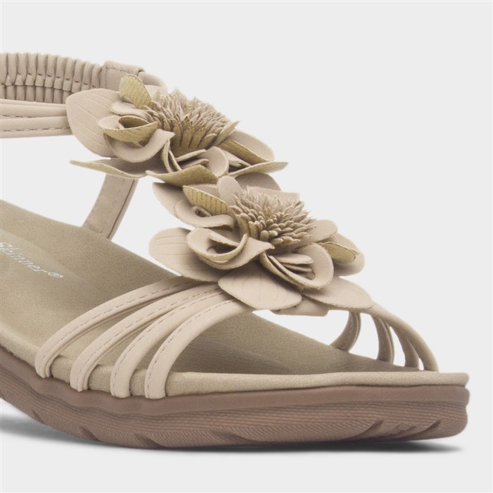 Martinique Womens Beige Sandal