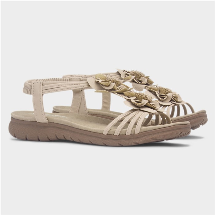 Martinique Womens Beige Sandal