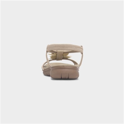 Martinique Womens Beige Sandal