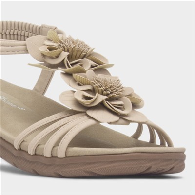 Martinique Womens Beige Sandal