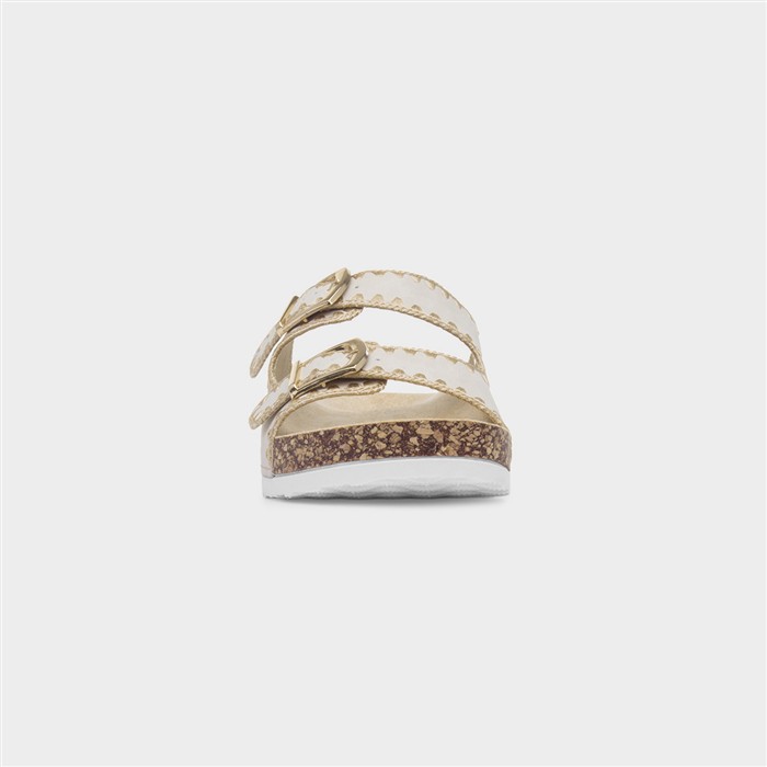 Sandy Womens Beige Mule Sandal