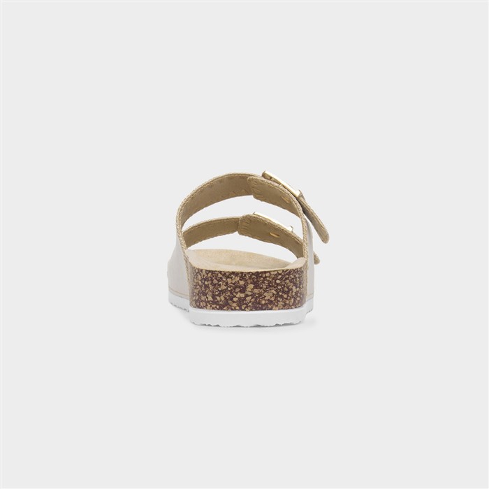 Sandy Womens Beige Mule Sandal