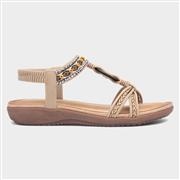 Lilley & Skinner Grenada Womens Beige T-Bar Sandal (Click For Details)