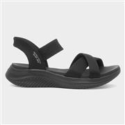 Skechers Slip Ins Ultra Flex Womens Black Sandal (Click For Details)