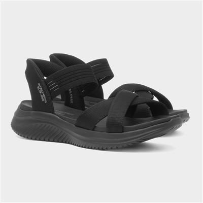 Slip Ins Ultra Flex Womens Black Sandal