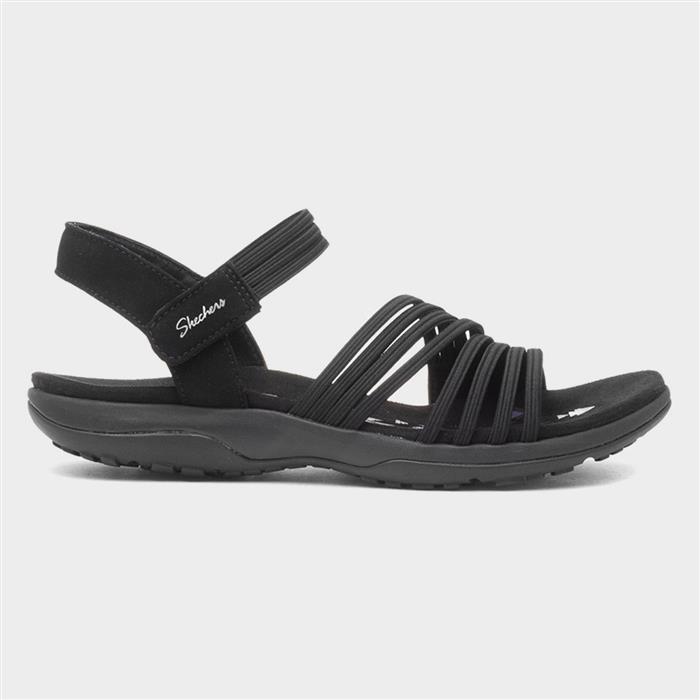 Reggae Slim Womens Black Strappy Sandal