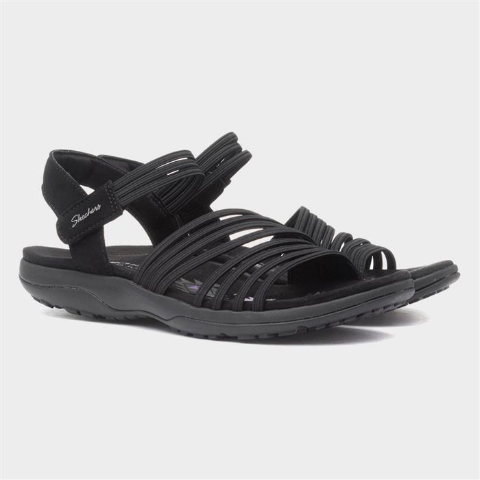 Reggae Slim Womens Black Strappy Sandal