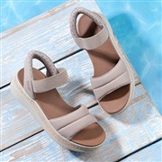 Skechers Slip Ins Bobs Sun Ray Womens Taupe Sandal (Click For Details)