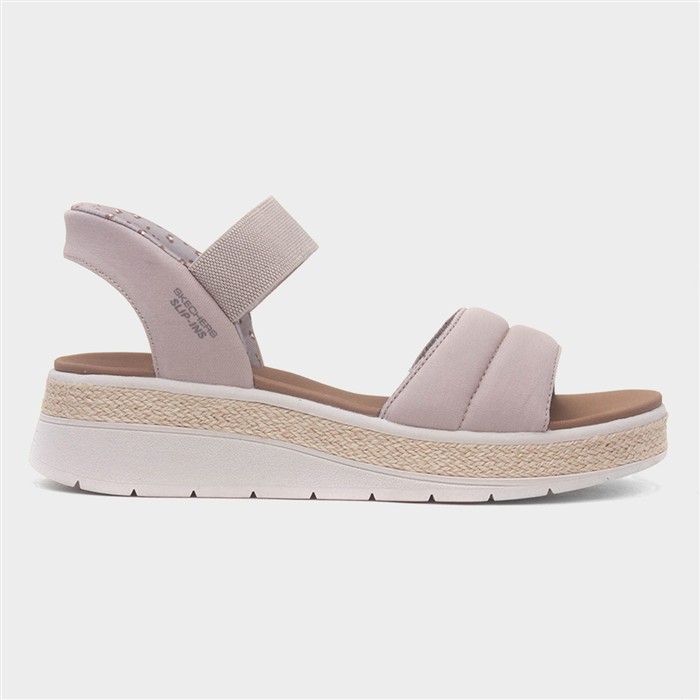 新品未使用★SKECHERS BOBS slip-insサンダル　23cm Skechers Slip Ins Bobs Sun Ray Womens Taupe Sandal-19174