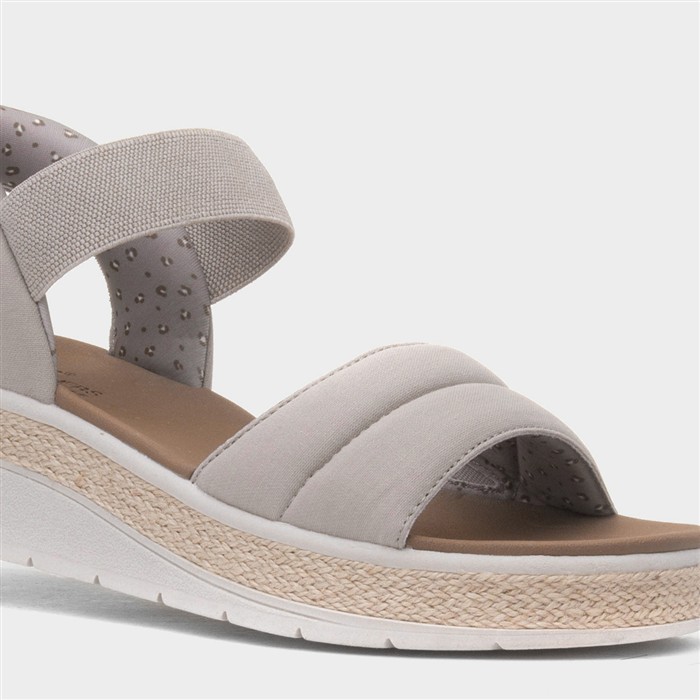 Slip Ins Bobs Sun Ray Womens Taupe Sandal