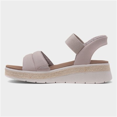 Slip Ins Bobs Sun Ray Womens Taupe Sandal