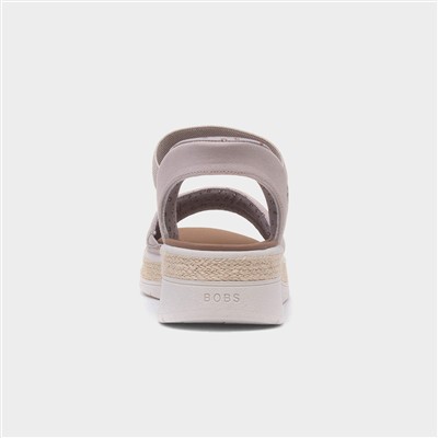 Slip Ins Bobs Sun Ray Womens Taupe Sandal