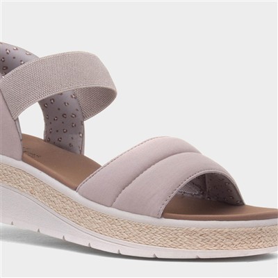Slip Ins Bobs Sun Ray Womens Taupe Sandal