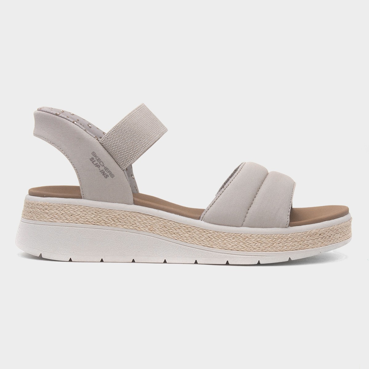 Slip Ins Bobs Sun Ray Womens Taupe Sandal