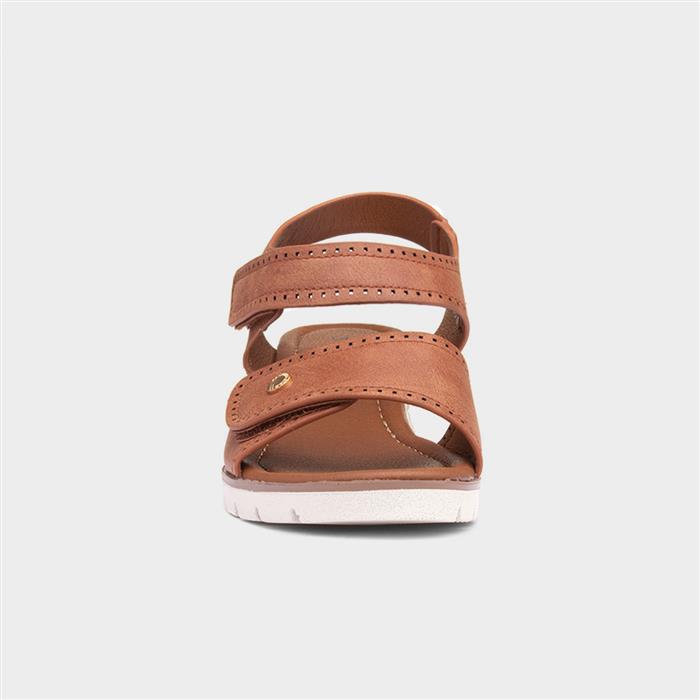 Mercury Womens Tan Wedge Sandal