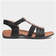 Heavenly Feet Keswick Womens Black Sandals (Click For Details)