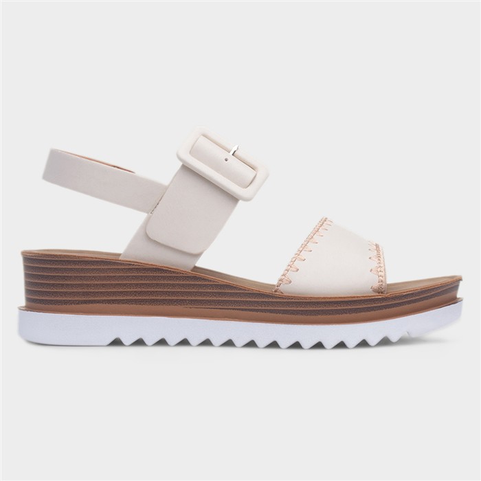 Anya Womens Stone Wedge Sandal