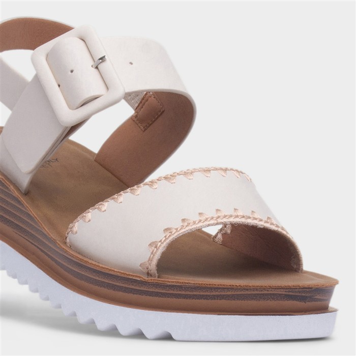 Anya Womens Stone Wedge Sandal