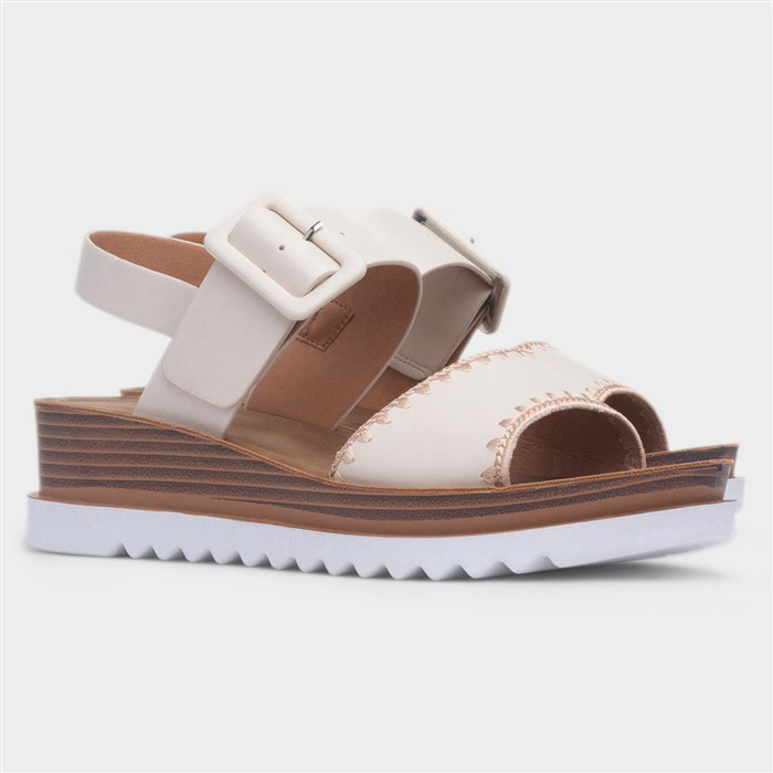 Anya Womens Stone Wedge Sandal