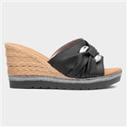 Lilley & Skinner Miami Womens Black Wedged Mule (Click For Details)
