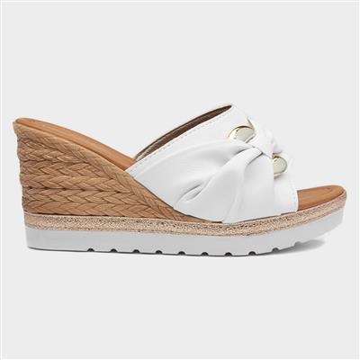 Miami Womens White Mule