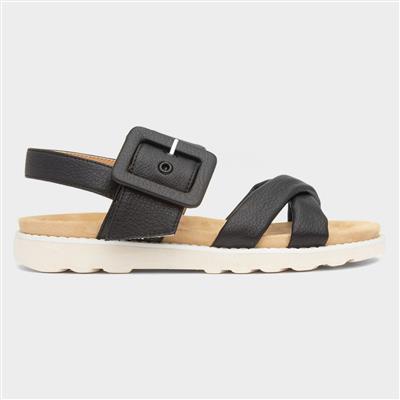 St Tropez Womens Black Sandal