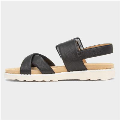 St Tropez Womens Black Sandal