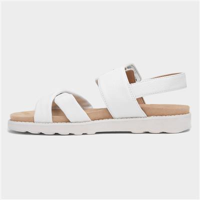 St Tropez Womens White Sandal