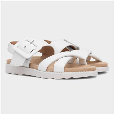 St Tropez Womens White Sandal
