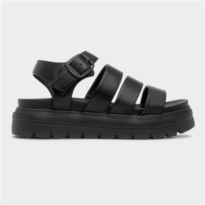 Saffron Storm Womens Black Sandal