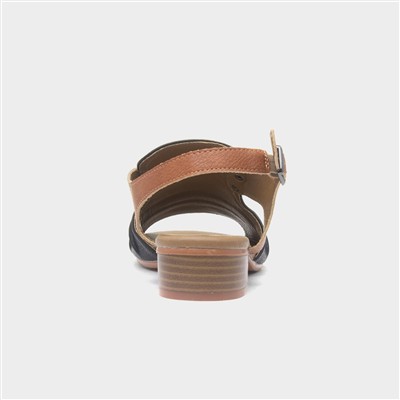 Jaden Womens Black Slingback Sandal