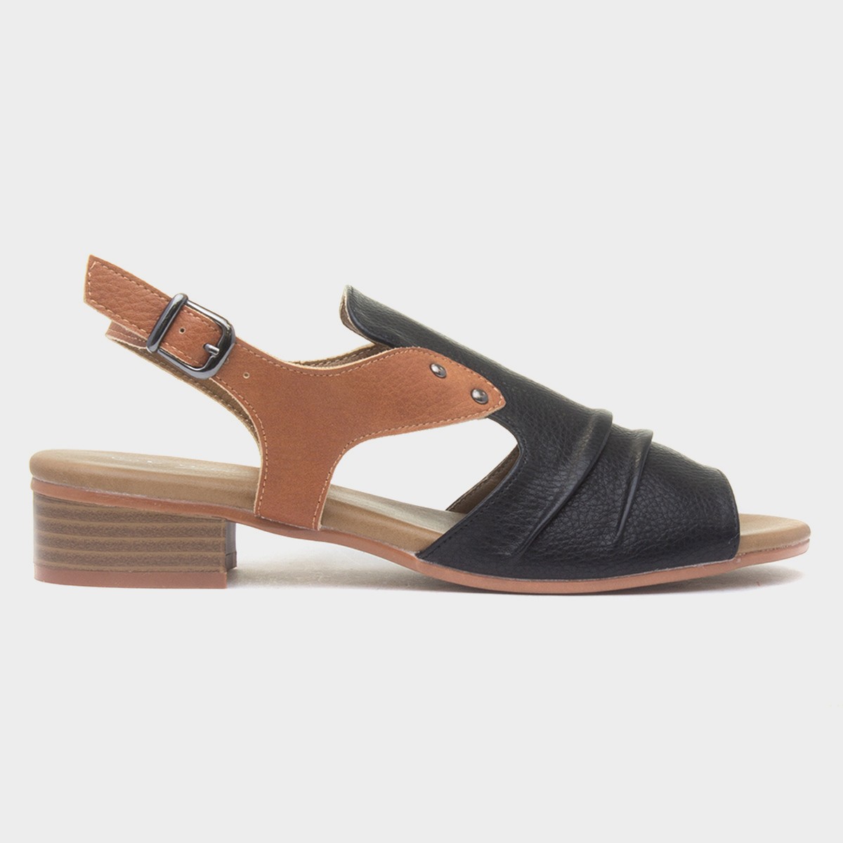 Jaden Womens Black Slingback Sandal